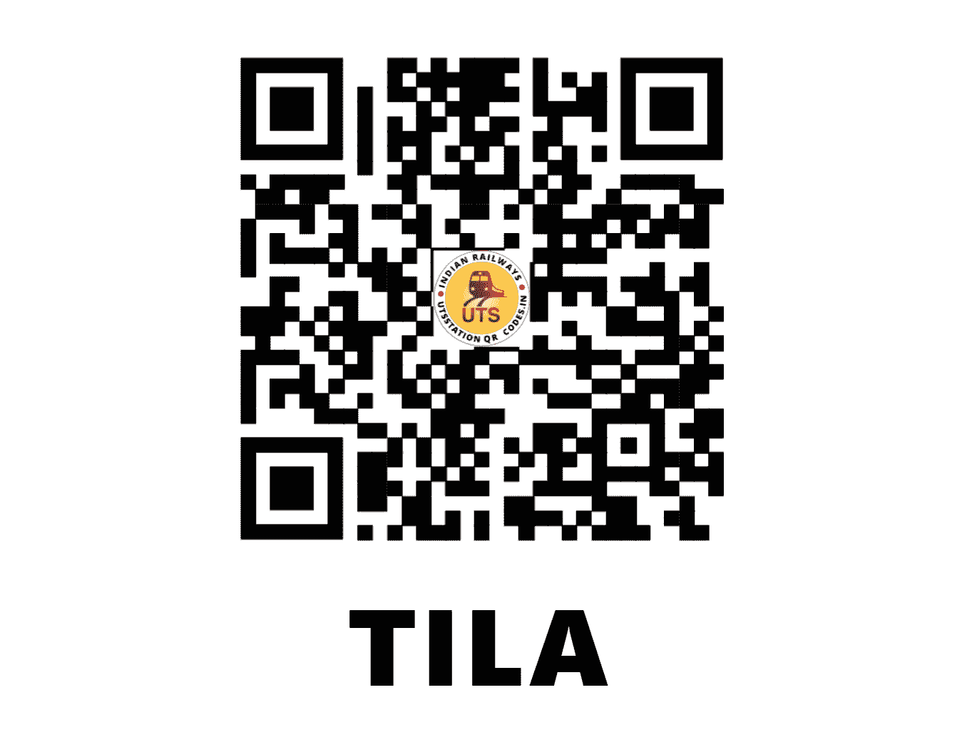 UTS QR Code for TILA - TILA (NC - MADHYA PRADESH)